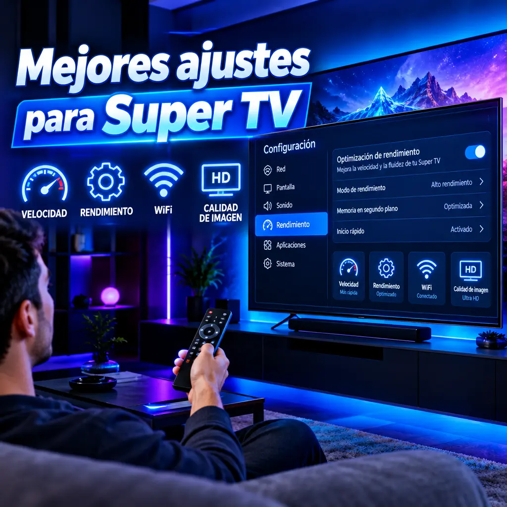 Mejores ajustes para el rendimiento de Super TV